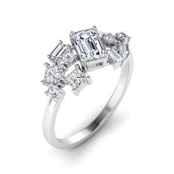 Cluster Diamond Ring