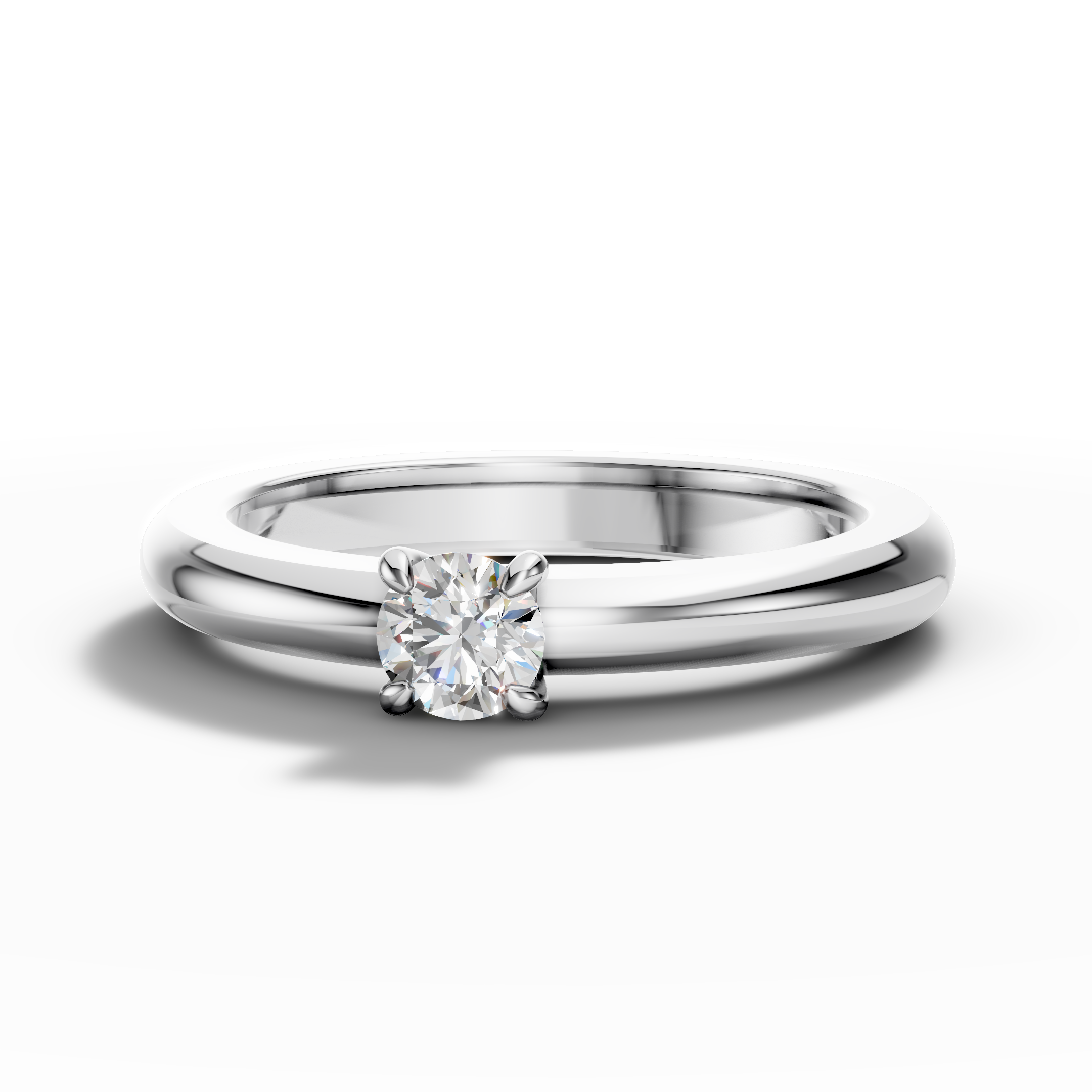 Round Solitaire Ring