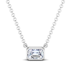 Emerald Bezel Pendant
