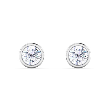 Round Bezel Studs