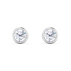 Round Bezel Studs