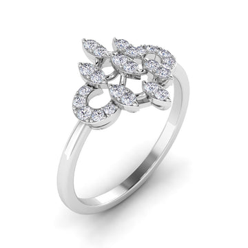 Chandelier Studded Ring