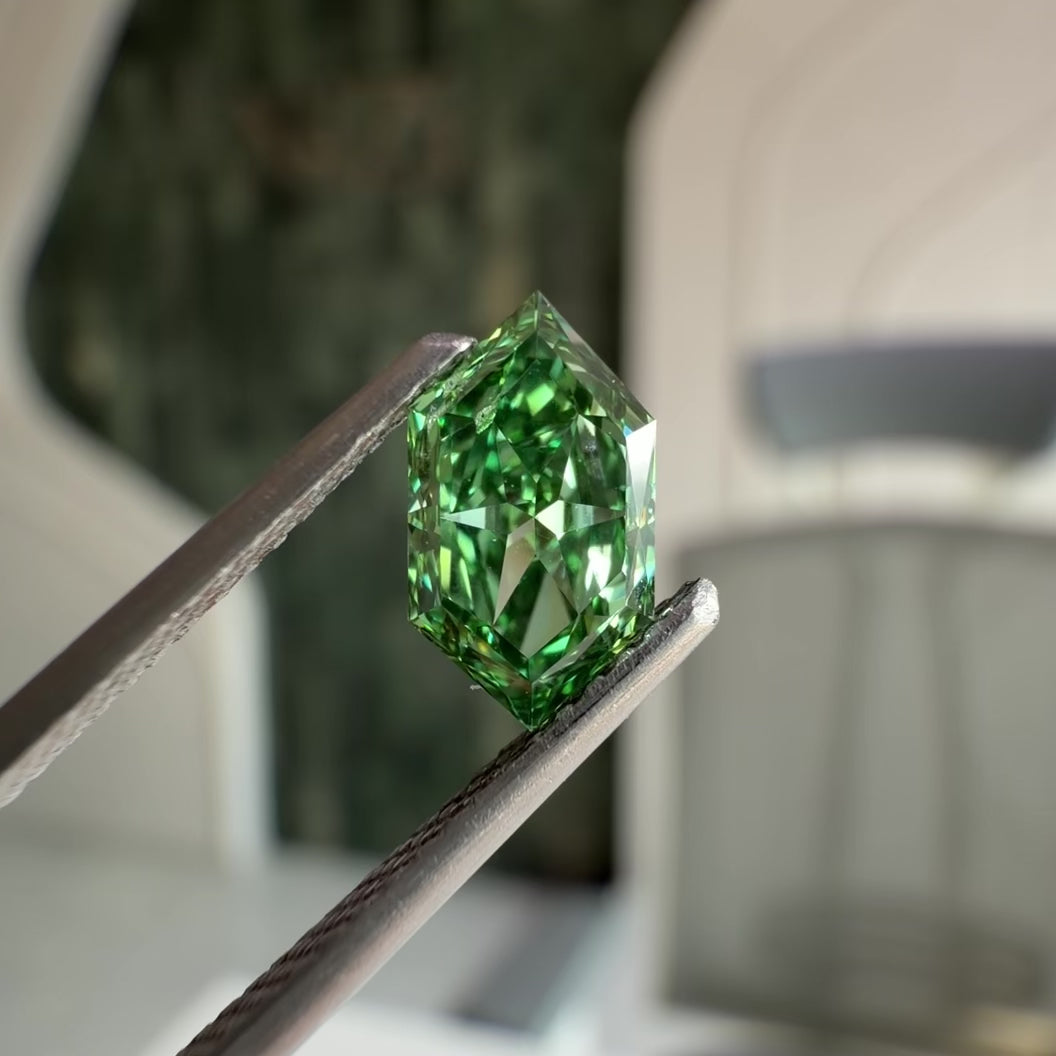 Green Dutch Marquise Diamond