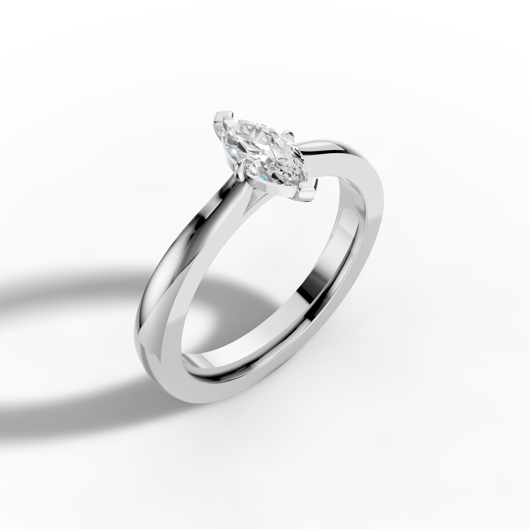Marquise Solitaire Ring