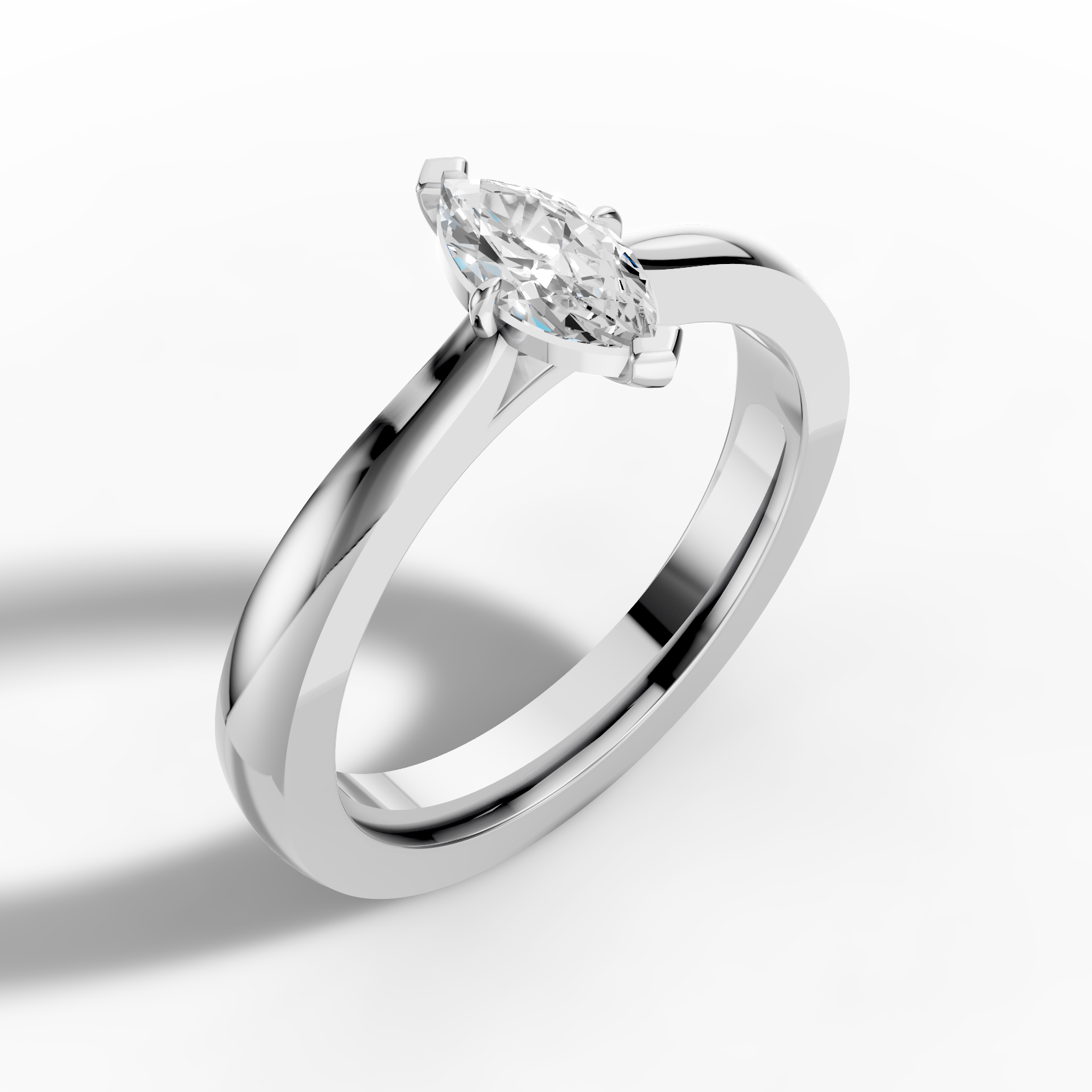 Marquise Solitaire Ring