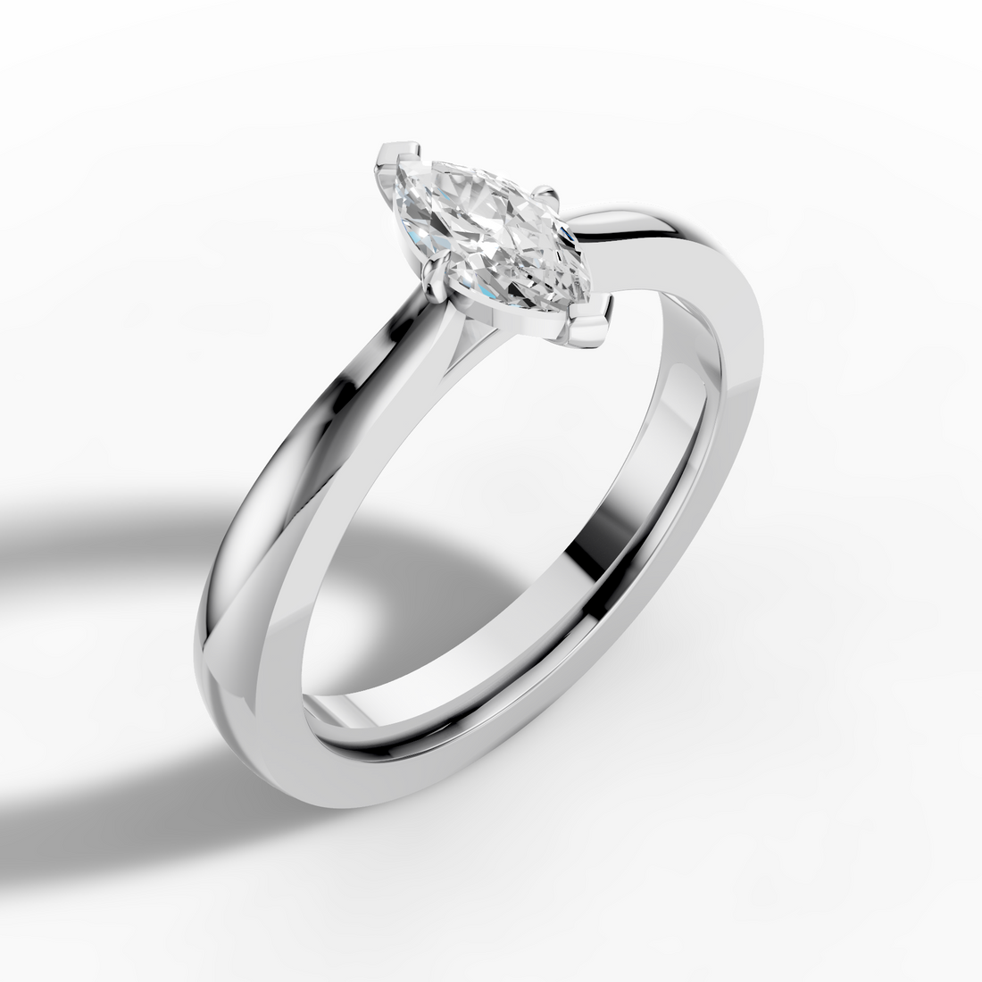 Marquise Solitaire Ring
