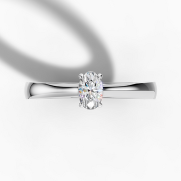 Oval Solitaire Ring