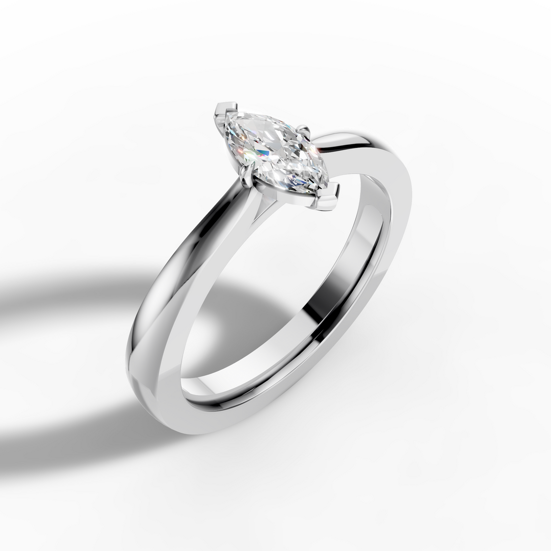 Marquise Solitaire Ring