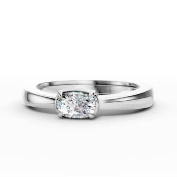 East-West Cushion Ring