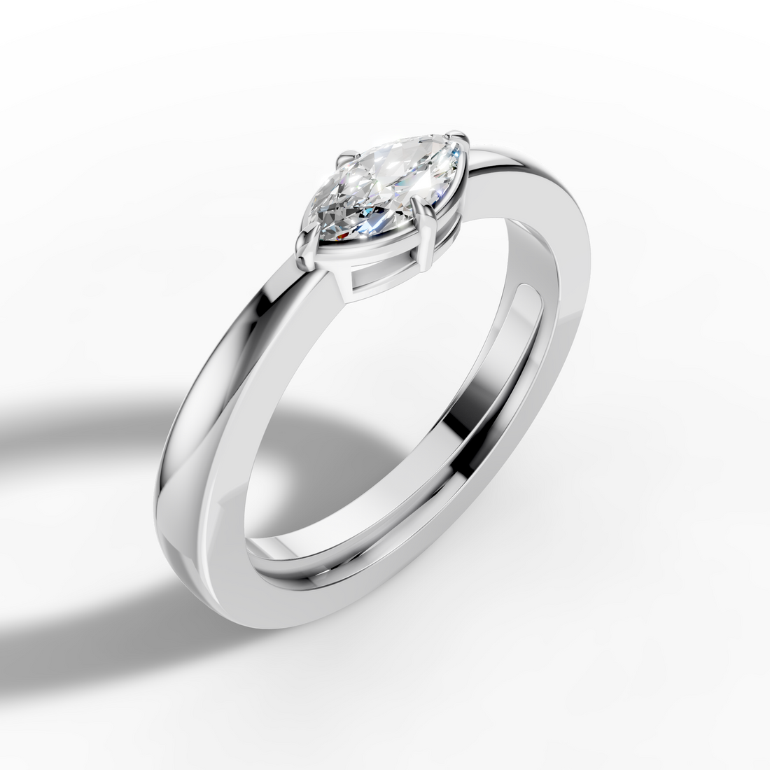 East-West Marquise Ring