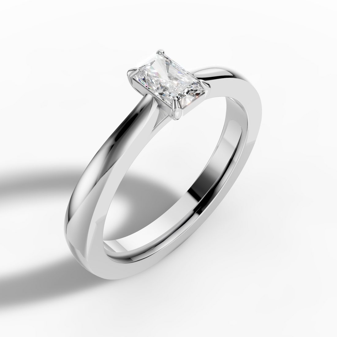 Radiant Solitaire Ring