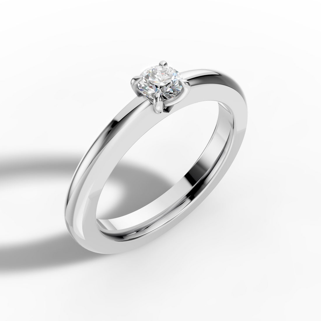Round Solitaire Ring