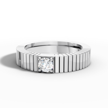 Textured Round Ring