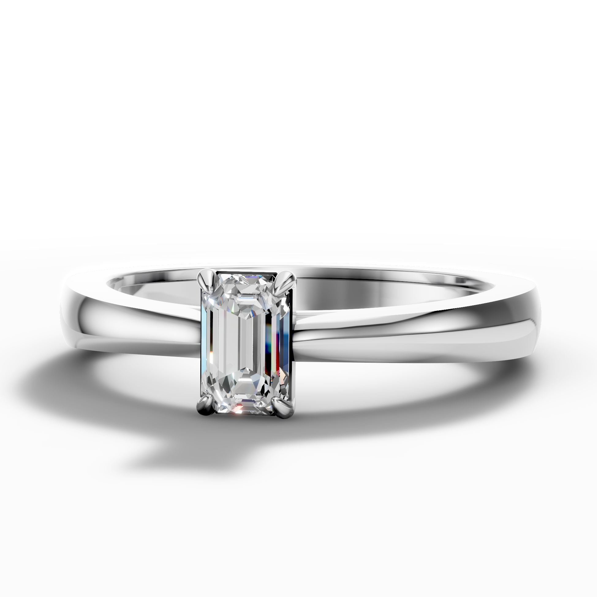 Emerald Solitaire Ring