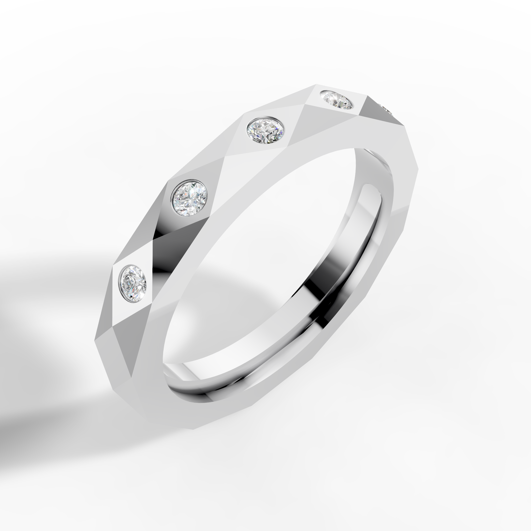 Geometric Flush Ring