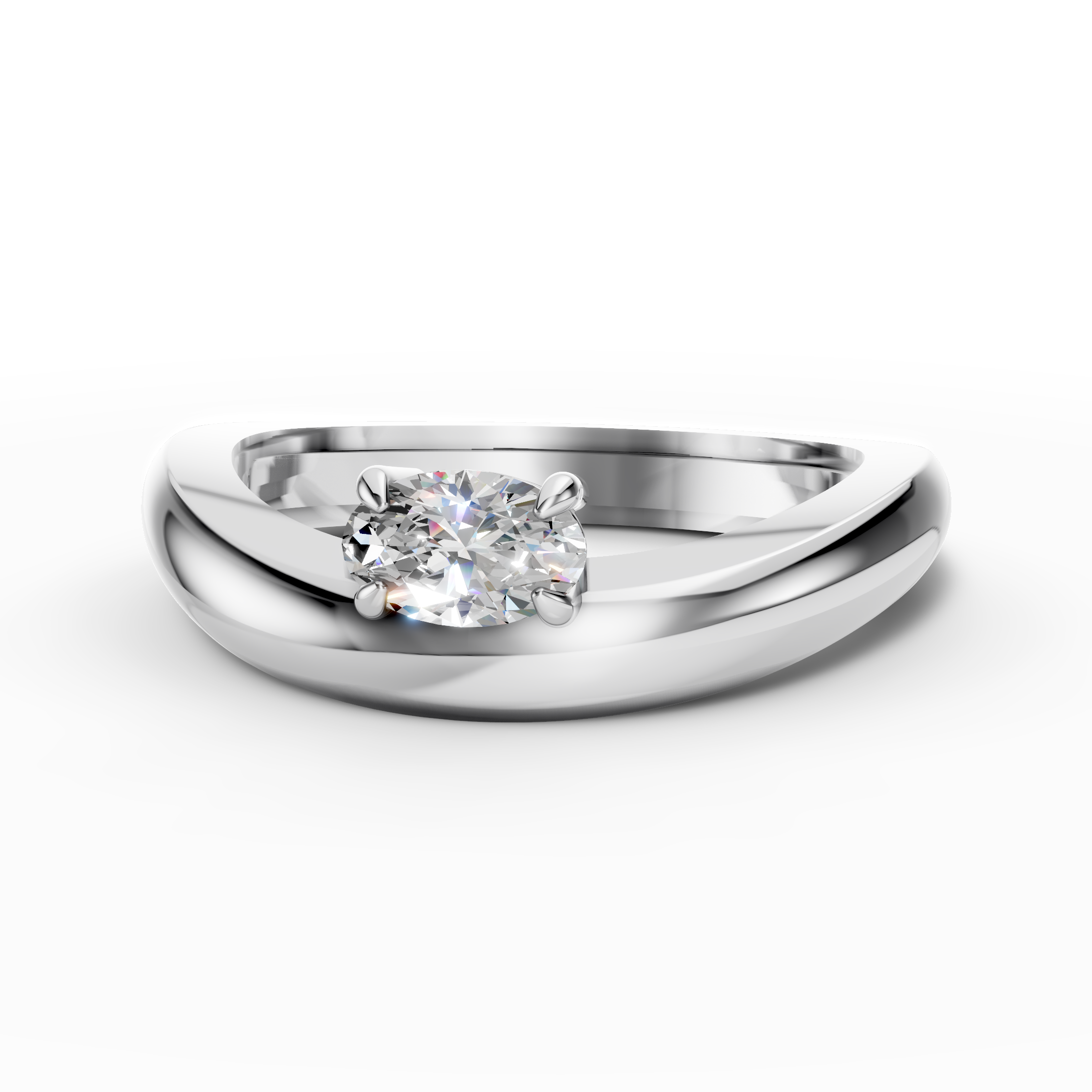 Bubble Oval Ring