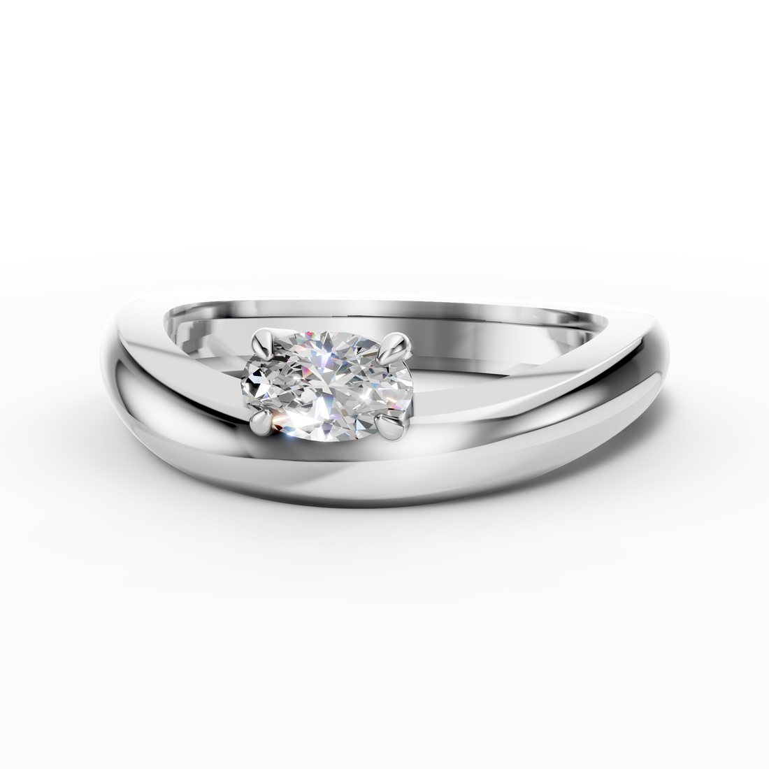 Bubble Oval Ring