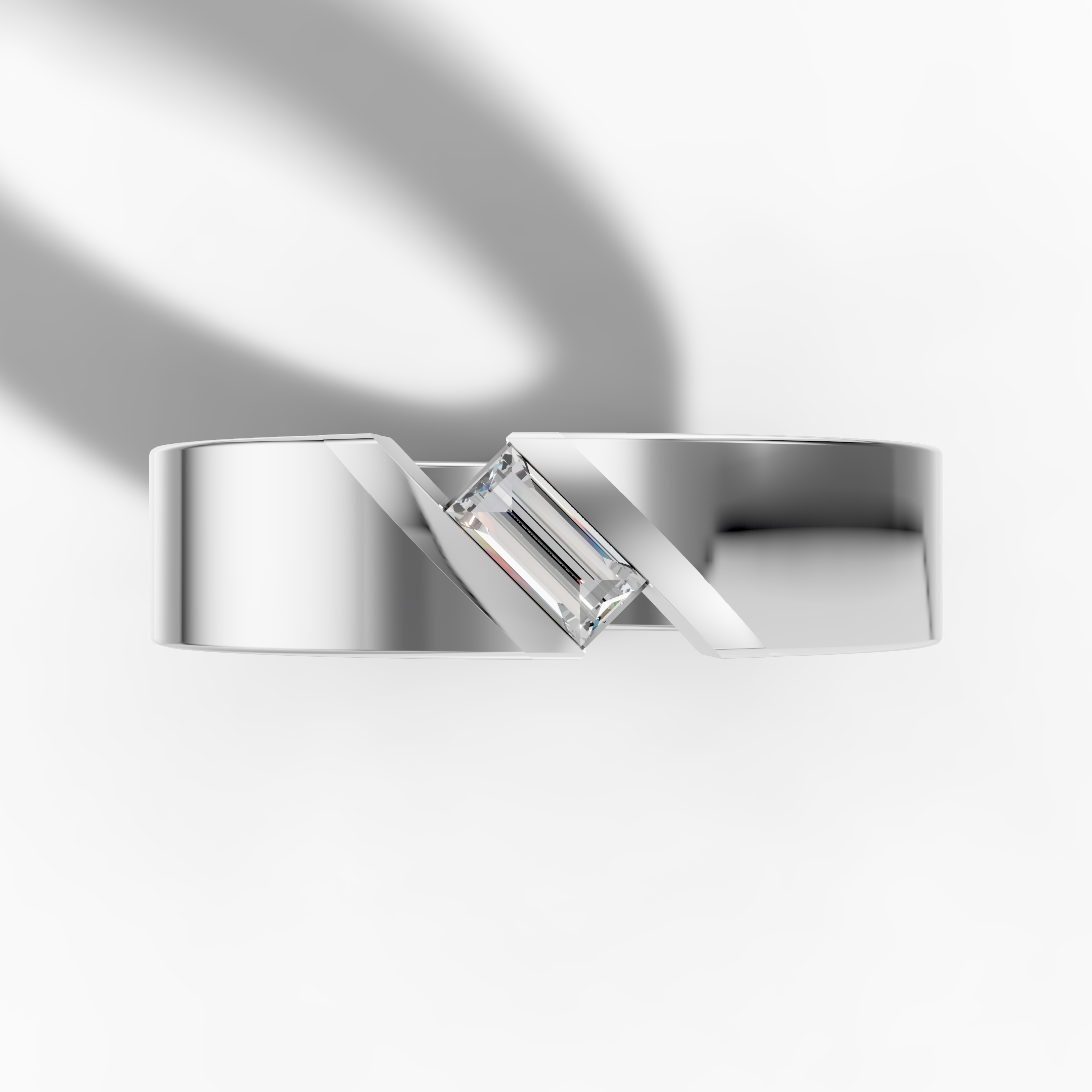 Slanted Baguette Ring