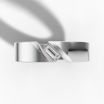 Slanted Baguette Ring
