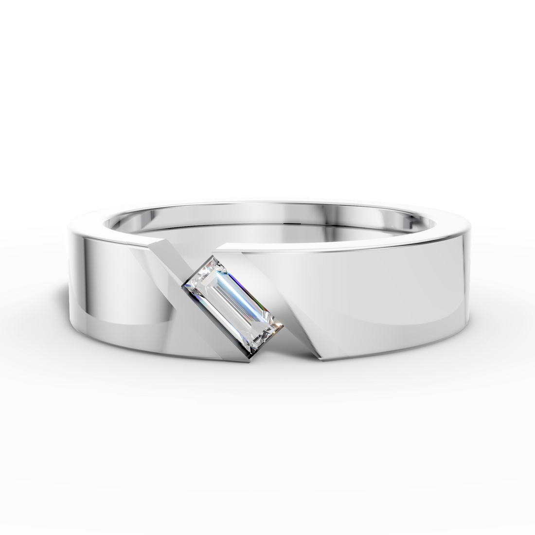 Slanted Baguette Ring