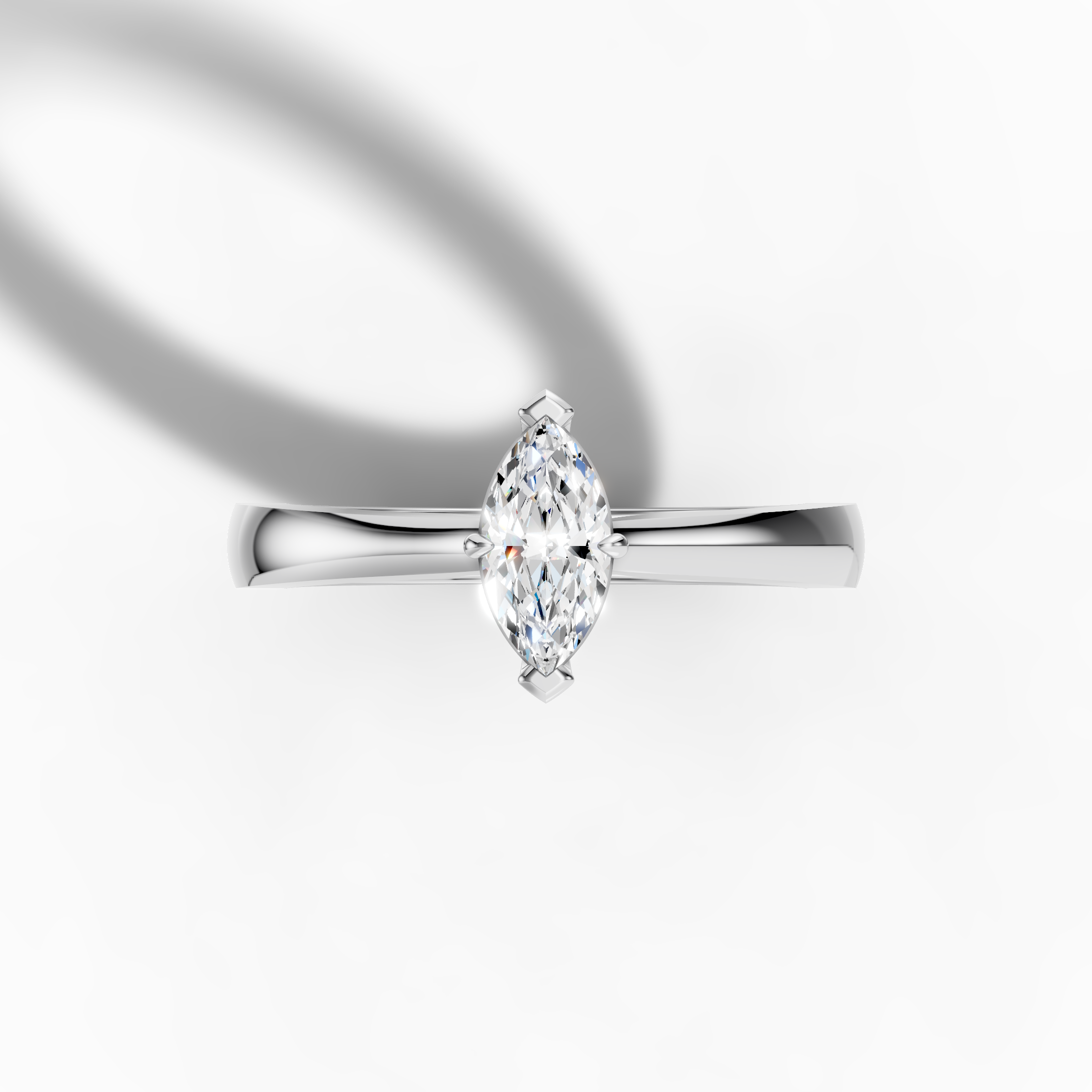 Marquise Solitaire Ring