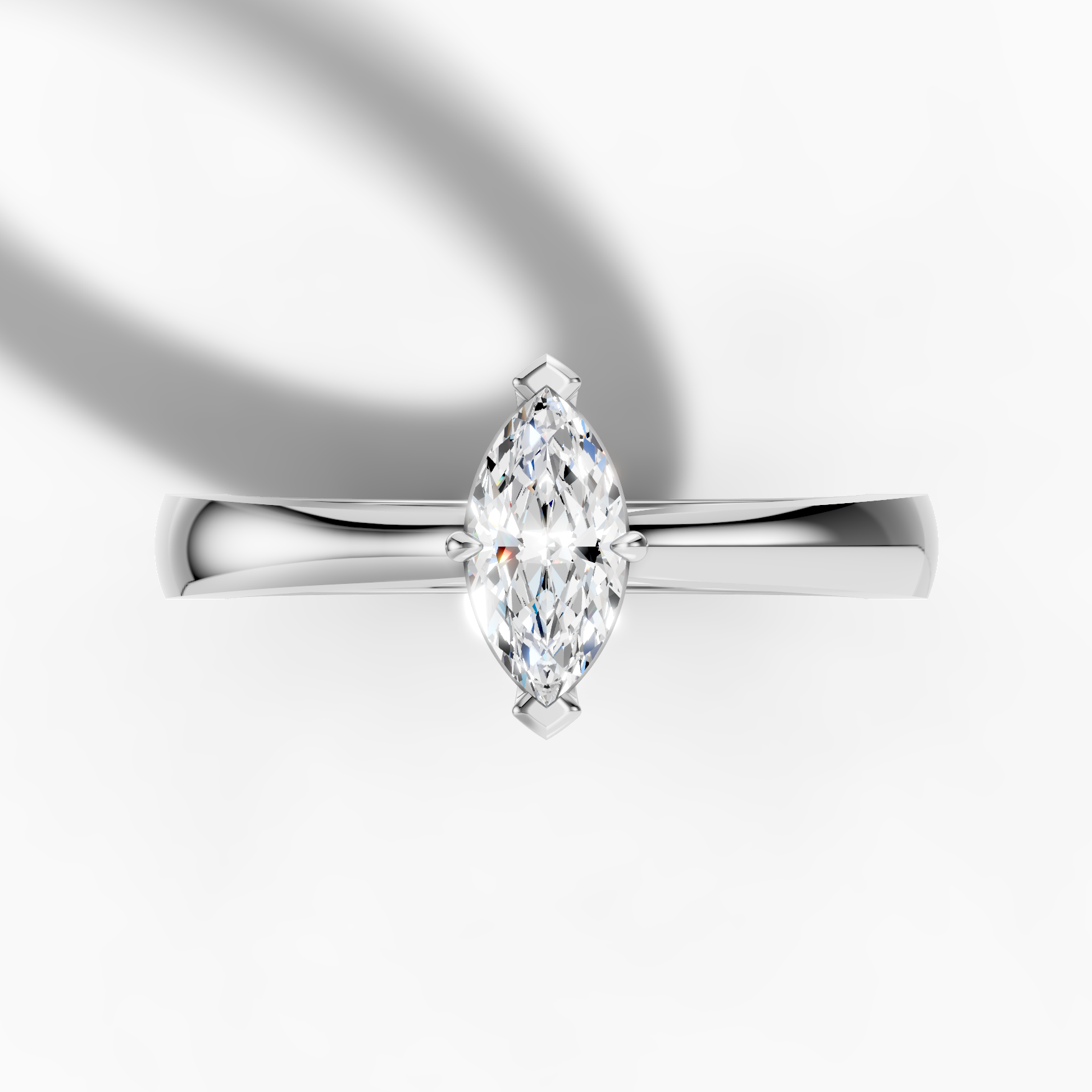 Marquise Solitaire Ring